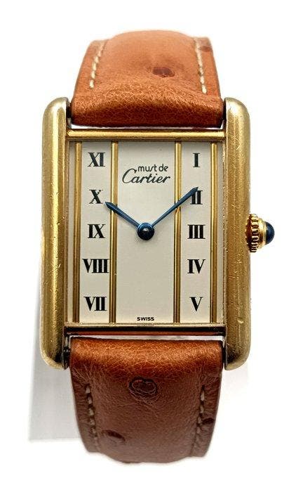 Cartier - Tank Must de Cartier - Sans prix de réserve -, Handtassen en Accessoires, Horloges | Heren