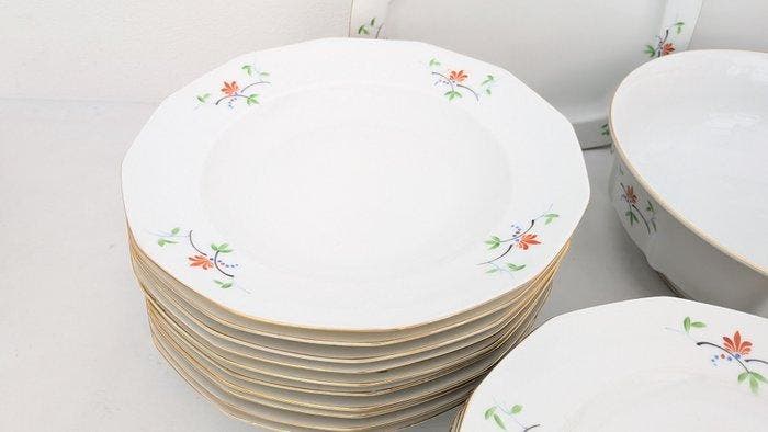 Richard Ginori - Tafelservies (36) - Dipinto a mano -, Antiquités & Art, Antiquités | Meubles | Tables