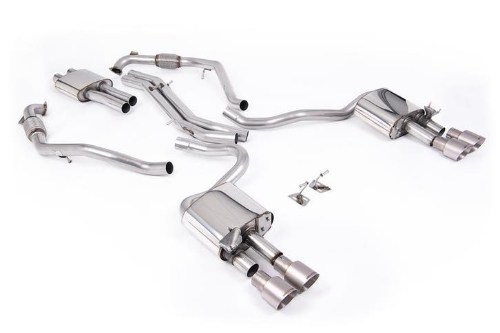 Cat-back uitlaatsysteem | Audi S5 | Milltek Sport Quad 100 m, Autos : Pièces & Accessoires, Systèmes d'échappement, Envoi