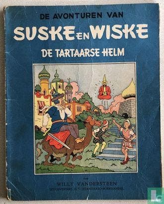 Suske en Wiske - De Tartaarse helm - 1953, Boeken, Stripverhalen, Gelezen, Eén stripboek, Verzenden