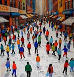 Giorgio Stocco - People walking 77- opera unica