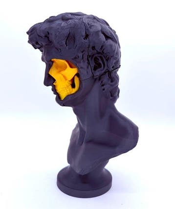 PYTHIA - Buste, Davids Inner Core – Golden Skull Edition -, Antiek en Kunst