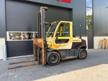 Veiling: Heftruck Hyster H7.0FT Diesel 7000kg 4.4m 2009, Ophalen