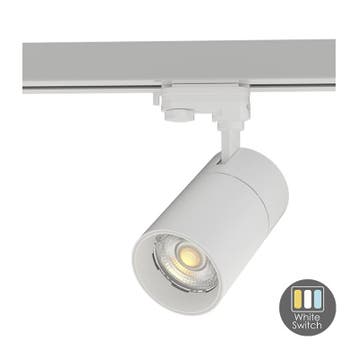 3-Fase - railspot - Rosalin - 10w - wit - CCT switch - dimb, Verzenden