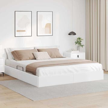 vidaXL Opbergbed met opslag Zuiver Wit 183 x 213 cm, Verzenden, Nieuw
