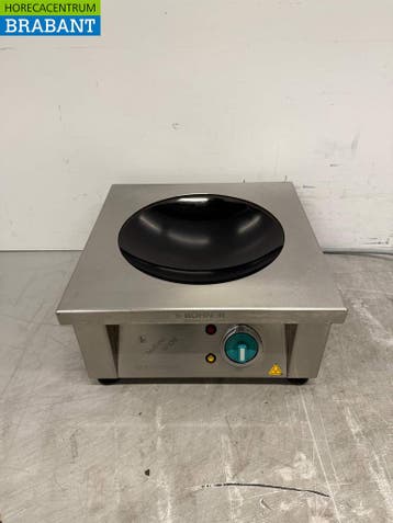 Acier inoxydable Bohner Induction Wok Plaque de wok avec, Articles professionnels, Verzenden