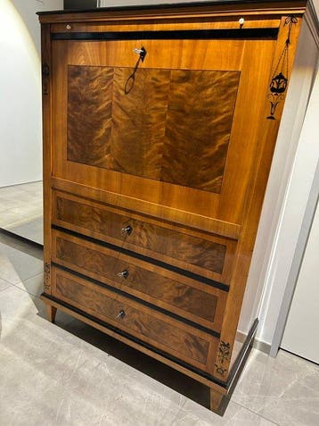 Secrétaire - Bouleau - Secrétaire à abat-jour