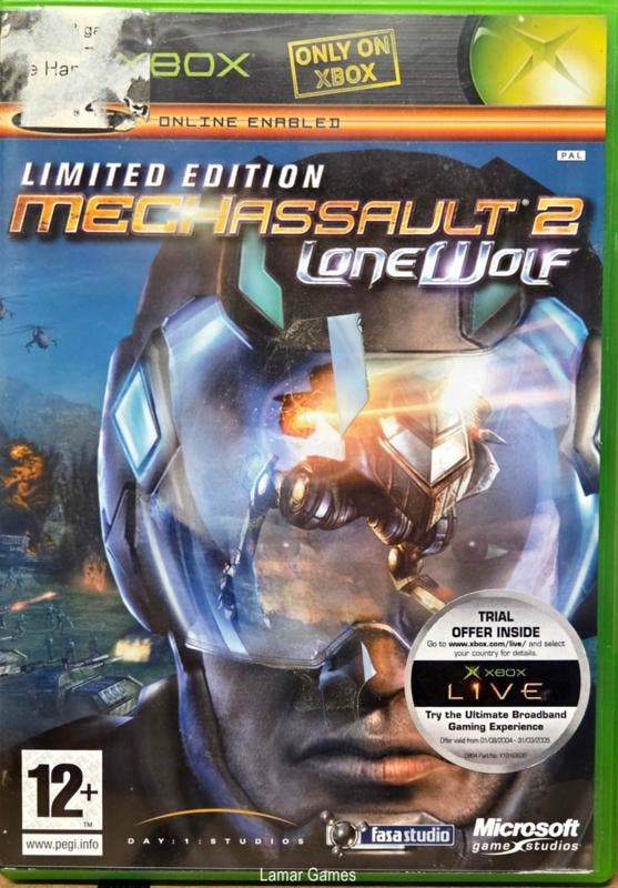 Limited edition MechAssault 2 : Lonewolf zonder boekje (xbox, Games en Spelcomputers, Games | Xbox Original, Ophalen of Verzenden