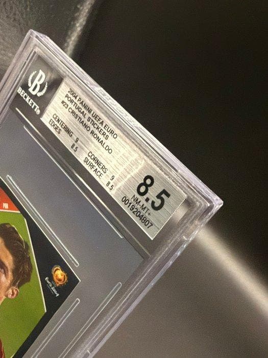 2004 Panini Euro 2004 Cristiano Ronaldo 23 Graded card -, Collections, Autocollants