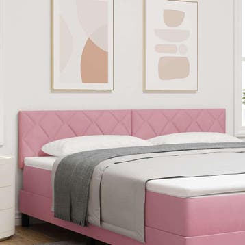 vidaXL Hoofdbord Roze 180 cm Fluweel, Verzenden, Nieuw