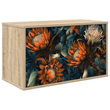 vidaXL Wand gemonteerd TV Kast LOCHEM 69 x 33 x 40 cm Sonoma, Verzenden, Nieuw
