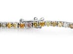 Bracelet de tennis - 14 carats Or blanc - 4.26ct. tw.