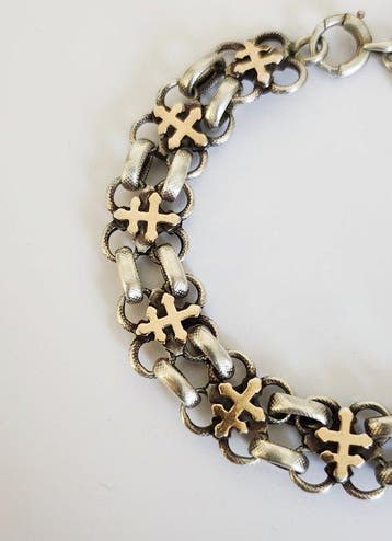 Zonder minimumprijs - Schakelarmband Zilver