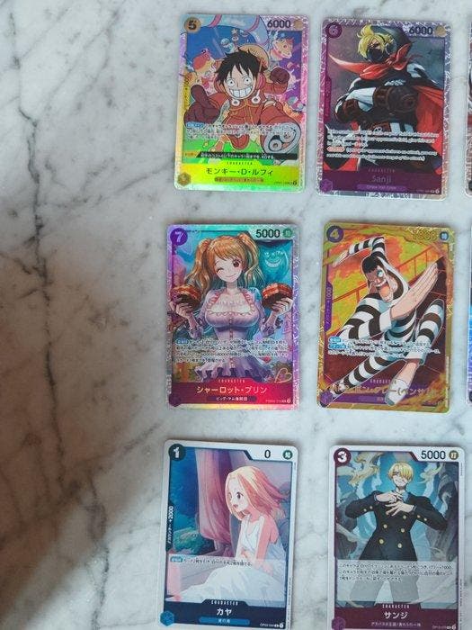 Bandai - 20 Mixed collection - One Piece, Hobby en Vrije tijd, Verzamelkaartspellen | Overige