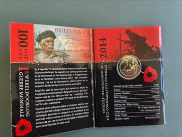 België. 2 Euro 2014 The Great War Centenary (Zonder