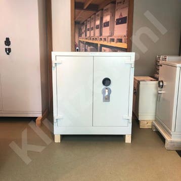 Gebruikte inbraakwerende documentenkluis Sistec TSF 1009, Huis en Inrichting, Brandblussers en Brandkasten, Verzenden, Gebruikt