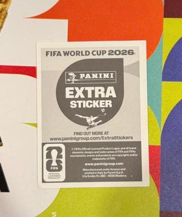 2026 Panini World Cup 2026 B Cristiano Ronaldo Extra sticker