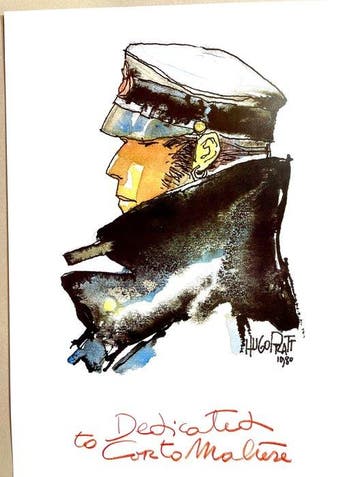 Hugo Pratt (1967) - Dedicated to Corto Maltese (1980) -