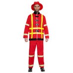 Brandweerman Kostuum Heren, Verzenden, Nieuw