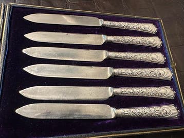Ensemble de couteaux de table (6) - Argent