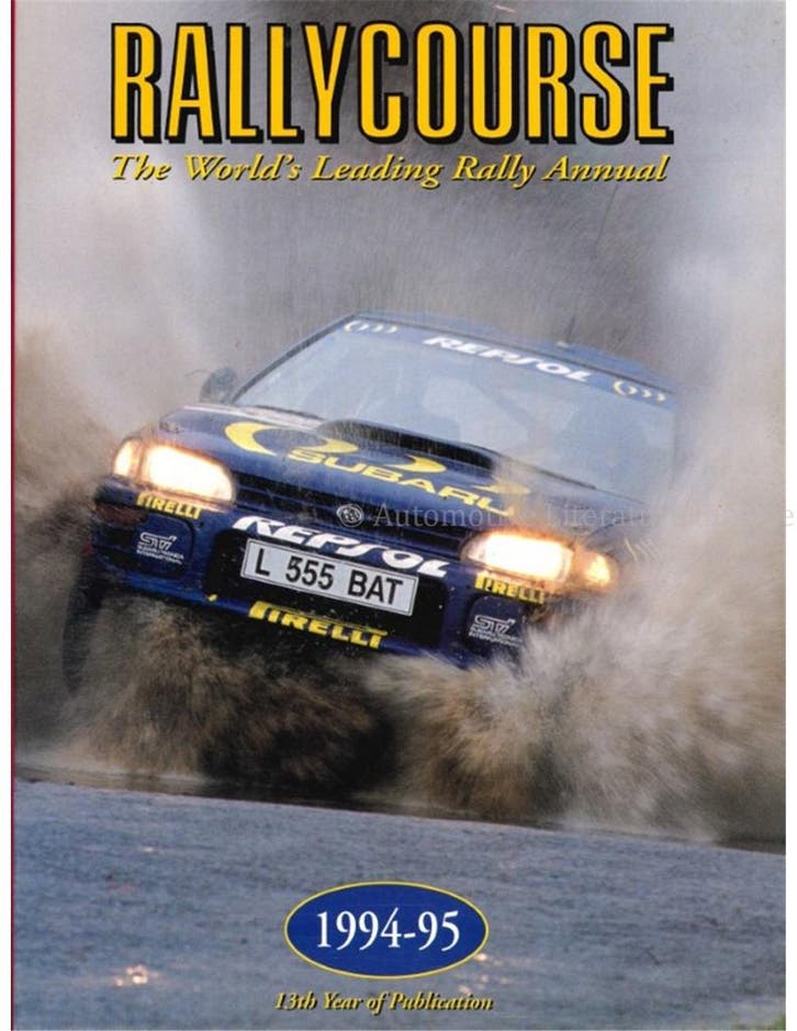RALLYCOURSE, THE WORLDS LEADING RALLY ANNUAL, 1994-95, Boeken, Auto's | Boeken