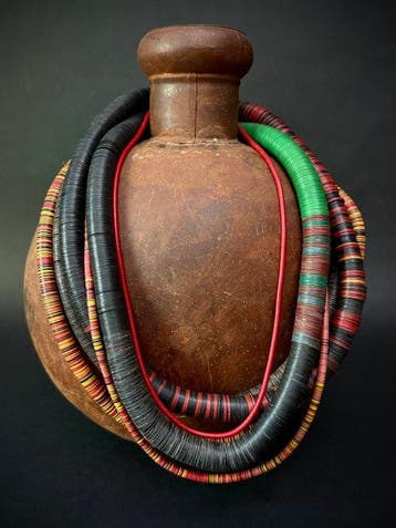 Heupketting - Heishi of kofi-beads - Asante - Ghana (Zonder