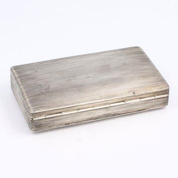 Dirk H. Greup sr. (1830) - Empire - Tabaksdoos - .833 zilver