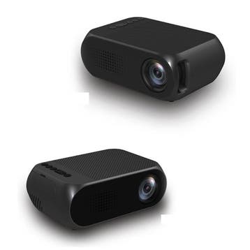YG320 Mini LED Projector - Scherm Beamer Home Media Speler, Verzenden, Nieuw