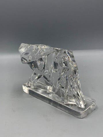 Baccarat - Georges Chevalier - sculptuur, Baccarat Cubist
