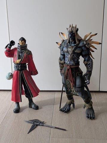 Kotobukiya - Action figure Auron & Kimahri Ronso - 2000-2010, Nieuw