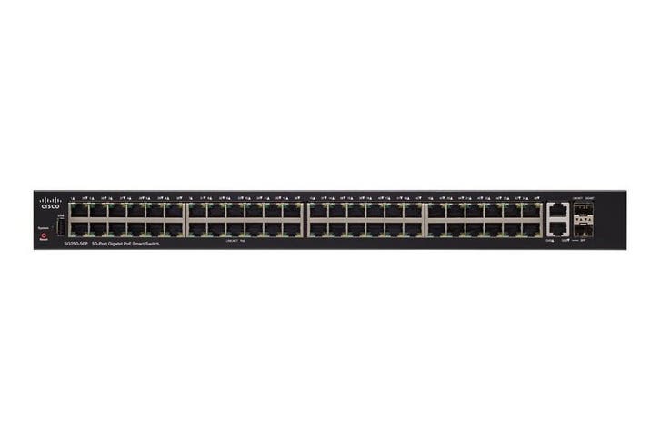 Cisco SG250-50P 48-poorts PoE Gigabit switch, Informatique & Logiciels, Commutateurs réseau, Enlèvement ou Envoi