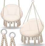 Tillvex® Hangstoel - Binnen & Buiten - Tot 200kg - Beige, Huis en Inrichting, Fauteuils, Verzenden, Nieuw