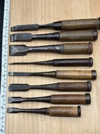 Japanse timmermansbeitels Set YC88 – 9 stuks, inclusief