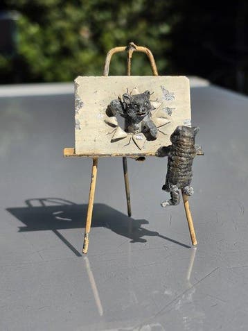 Onbekend Wenen Vienna Austria - Onbekend - sculptuur, Cat
