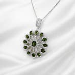 Zonder minimumprijs - Halsketting Verguld - Topaas - 18k, Nieuw