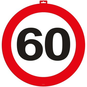 Deurbord 60 Jaar 47cm, Hobby en Vrije tijd, Verzenden, Nieuw