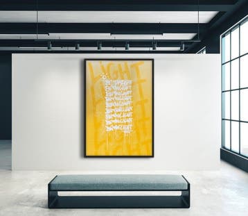 LEO VAREK - BE THE LIGHT VANDAL - XXL, Antiek en Kunst, Kunst | Schilderijen | Modern