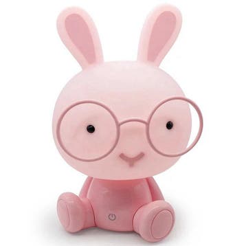 Kinderlamp - Baby Konijn Nachtlampje Babykamer - Roze, Verzenden, Nieuw