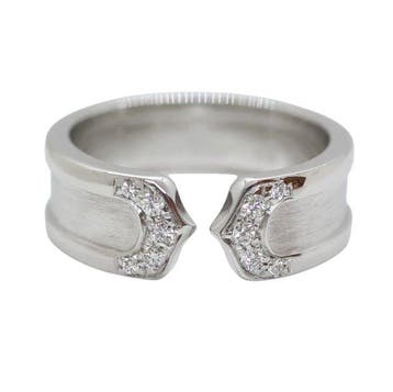 Cartier - Ring - C2 Ring - 18 karaat Witgoud -, Nieuw