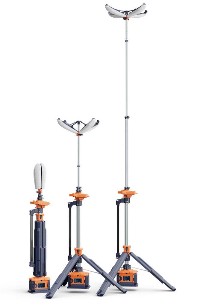 VOC-MOBLI-500 mobiele LED lichtmast, Maison & Meubles, Lampes | Autre, Envoi