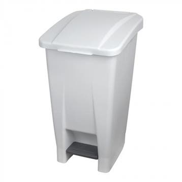 Pedaalemmer | Kunststof (Wit) | 60L | Wielen |, Verzenden, Nieuw in verpakking