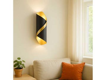 Veiling - 8 x LED Wandlamp – 6W – 3500K – IP54 – Zwa, Nieuw
