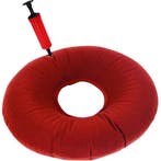 Zitring Aambeienkussen Rood – 39 cm Opblaasbaar met Pompje, Verzenden, Nieuw