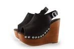Jeffrey Campbell Sleehakken in maat 40 Zwart, Kleding | Dames, Schoenen, Verzenden, Zwart, Zo goed als nieuw, Schoenen met hoge hakken