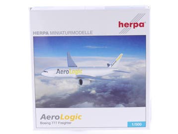 Schaal 1:500 Herpa 506960 AeroLogic Boeing 777 Freighter..., Ophalen of Verzenden