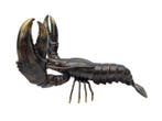 Beeldje - Lifelike Lobster - Brons, Antiek en Kunst