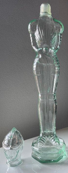 Vetreria Etrusca - Giovanni Bartolozzi - Karaf - Groen glas, Antiek en Kunst