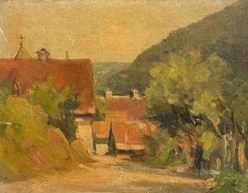 René Vogelweith (1881-1950) - Paysage alsacien (vendu sans