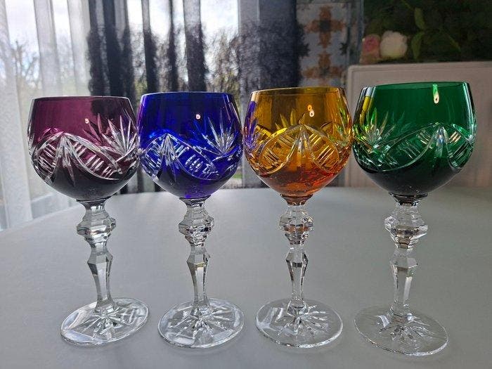 Drinkservies (4) - Kristal, Antiek en Kunst, Antiek | Meubels | Tafels