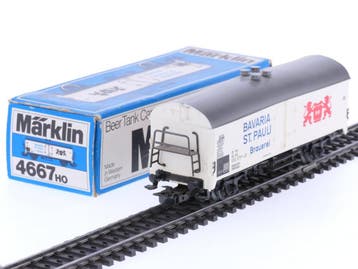Schaal H0 Märklin 4667 gesloten goederenwagen Bavaria St.., Ophalen of Verzenden, Overige typen
